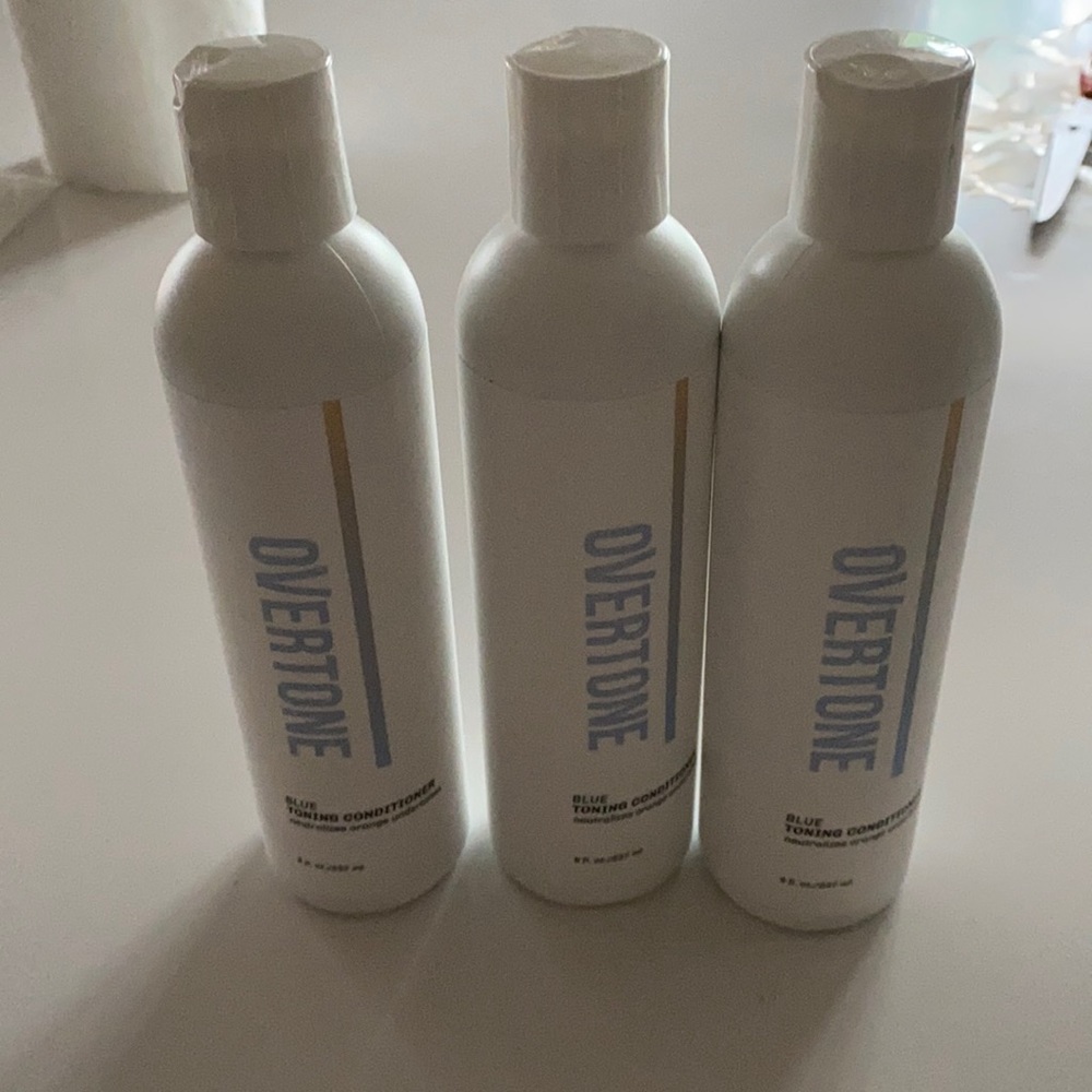 Overtone blue toning conditioner